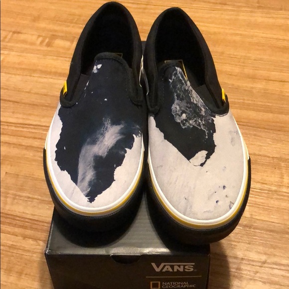 Vans Shoes - National Geographic Vans Slip Ons